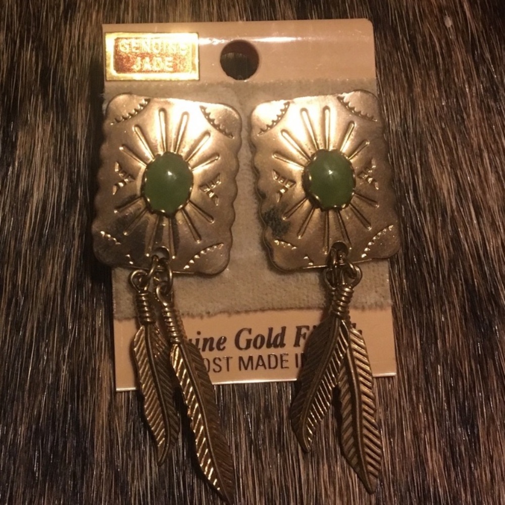 Southwestern Post Back Concho Style Earrings